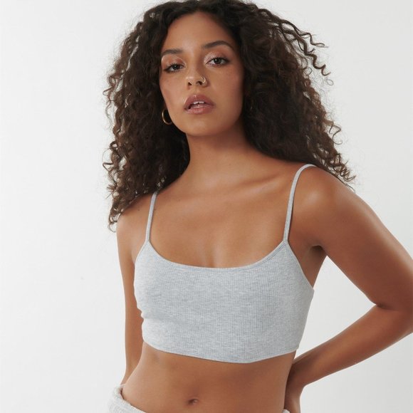 Garage Tops - GARAGE Ribbed Cage-Back Micro-Cami Black XS